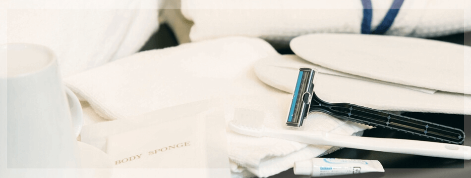 部屋着とアメニティ