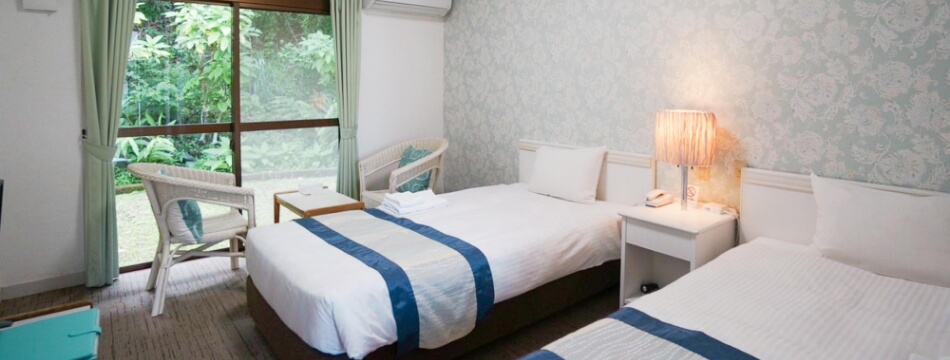 ツインルーム コテージ