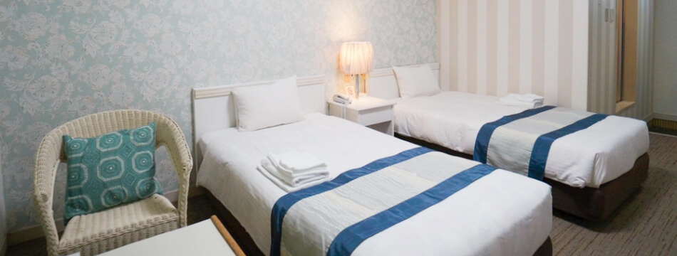 ツインルーム コテージ