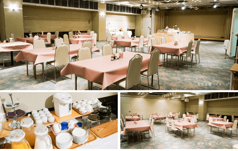 朝食会場