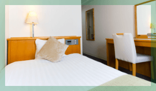 【朝食付】 ゆったり広めのシングルルーム