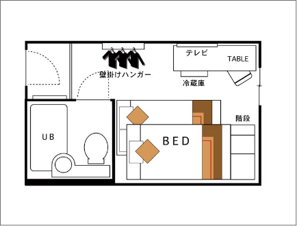 ベッドの高さイメージ