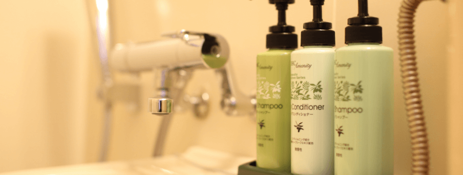 部屋着とアメニティ