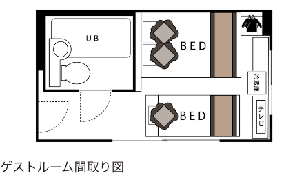 ミニツインルーム間取り