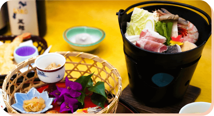 和懐石 黒豚しゃぶしゃぶ