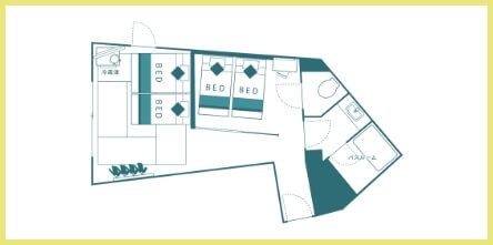 特別室(10畳)間取り