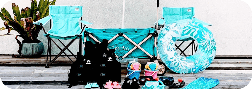 〈夏季限定〉ビーチ用品レンタル