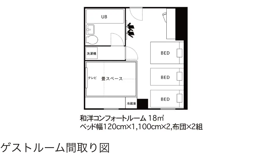 和洋コンフォートルーム間取り