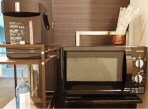 電子レンジとポット