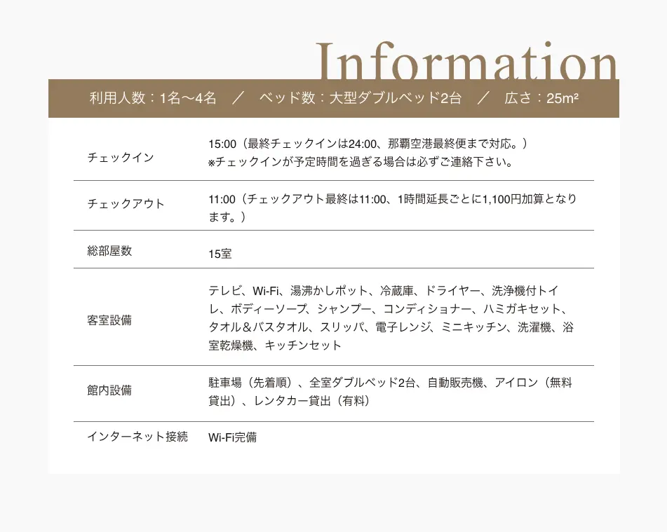 インフォメーション