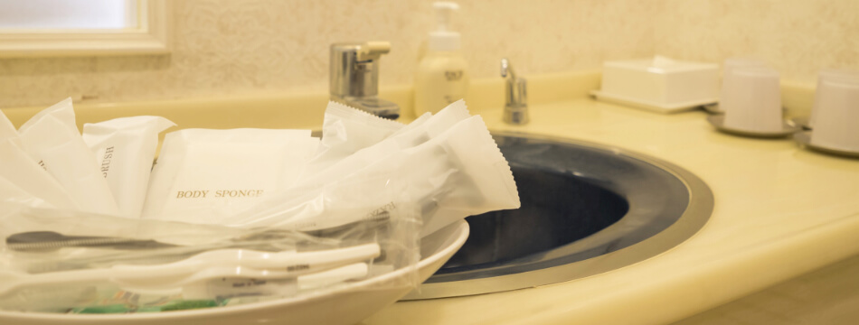 部屋着とアメニティ