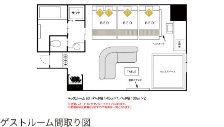 特別キッズルーム(アニマル)間取り