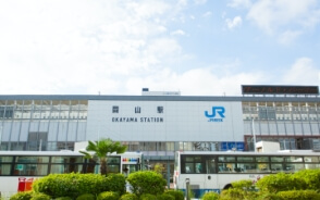 JR岡山駅「東出口」