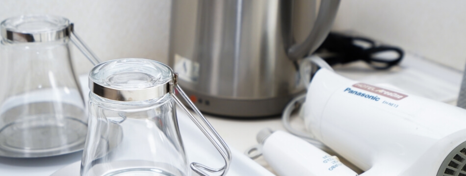 部屋着とアメニティ