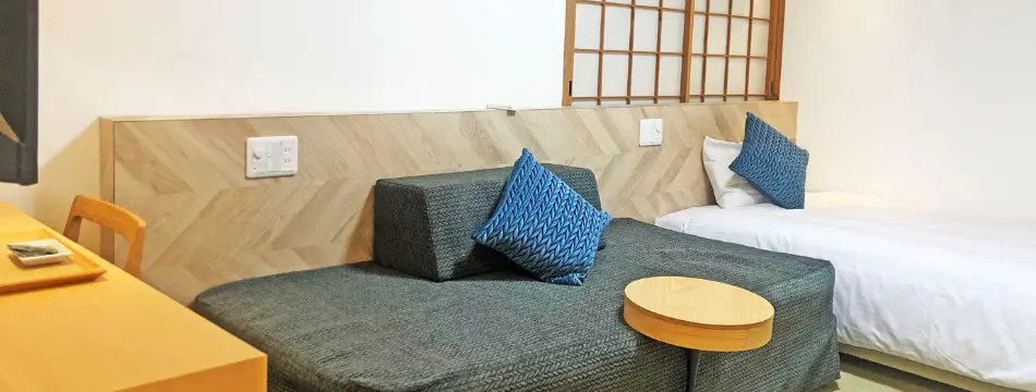 和洋室ダブル＋ソファーベッド