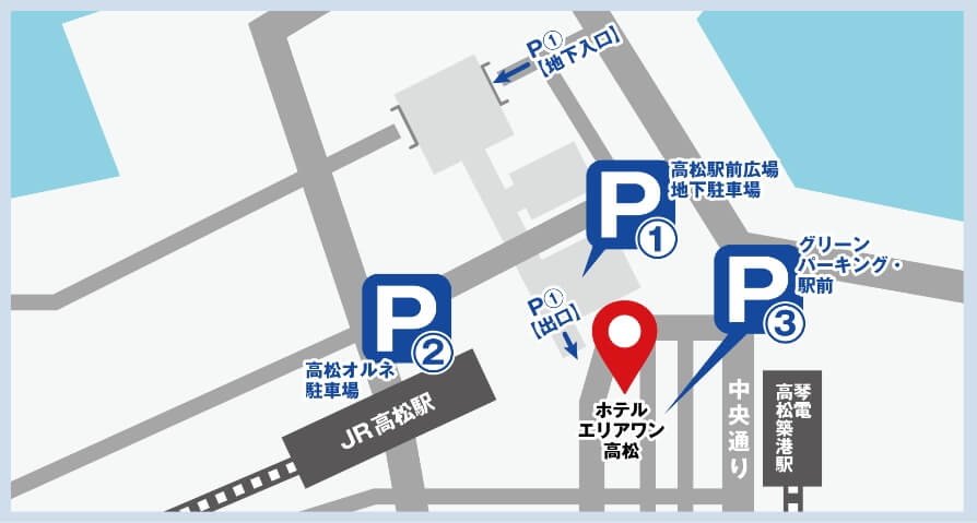 駐車場の地図