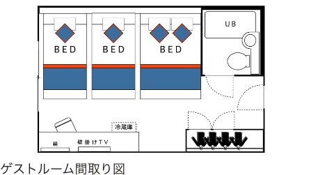 グループルーム間取り