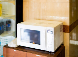 電子レンジコーナーを完備