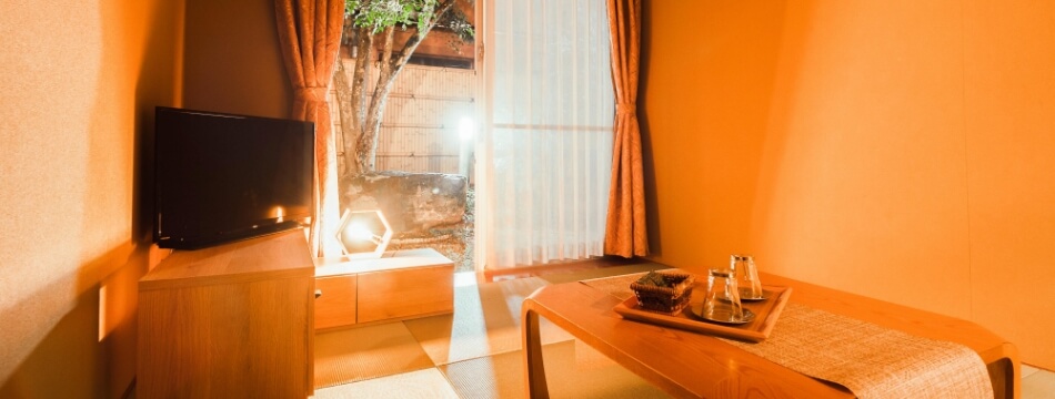 【源泉かけ流し】家族風呂付き和室